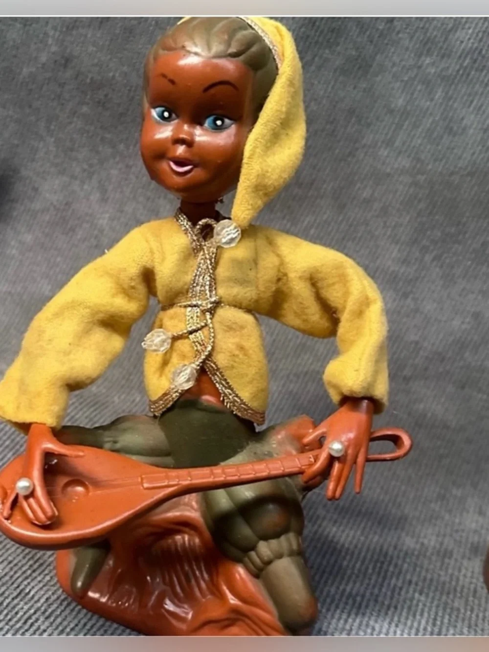 Tilso pixie elf 3 music elves vintage Christmas mcm